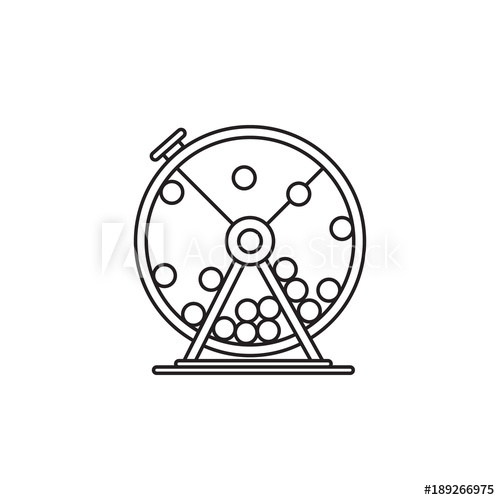 500x500 Lottery Icon Element Of Gambling For Mobile Concept And Web Apps