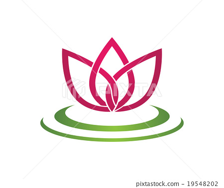 Stylized Lotus Flower Icon Vector 450x378 Stylized Lotus Flower Icon Vector