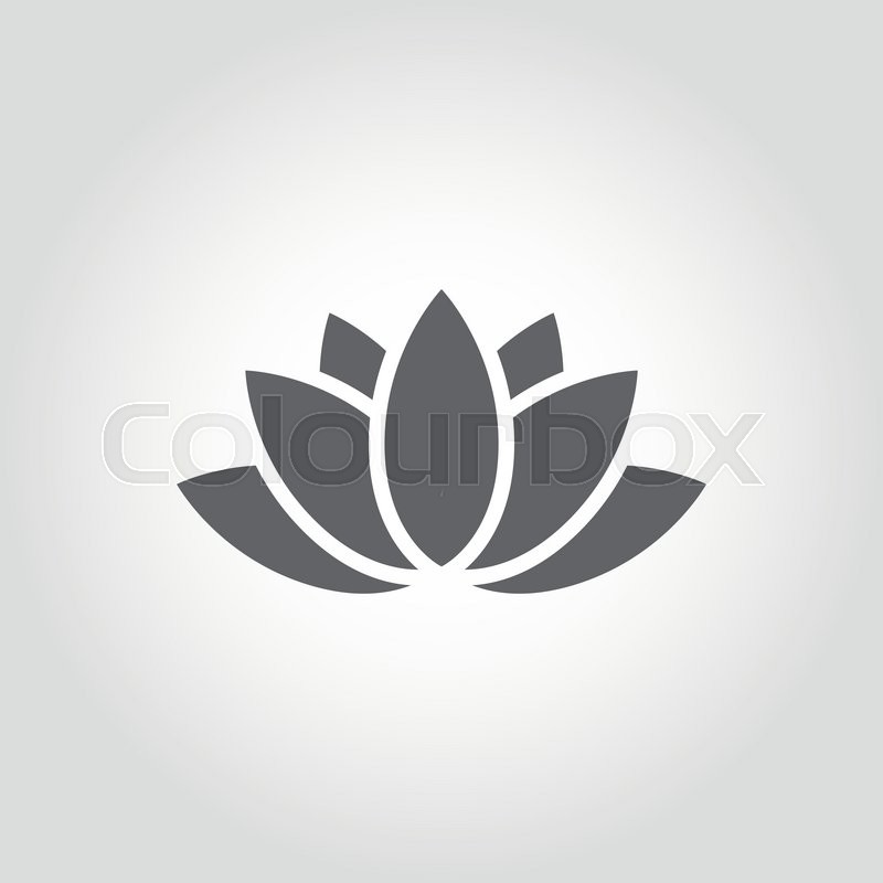 Vector Black Lotus Icon On Grey Stock Vector Colourbox 800x800 Vector Black Lotus Icon On Grey Stock Vector Colourbox