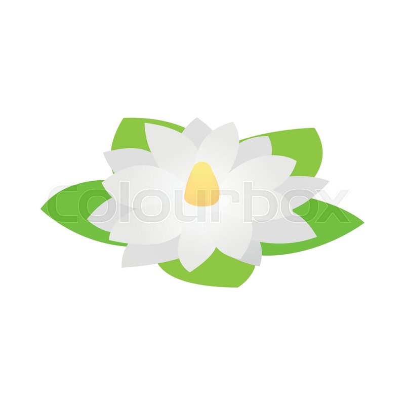 White Lotus Flower Icon In Isometric Stock Vector Colourbox 800x800 White Lotus Flower Icon In Isometric Stock Vector Colourbox