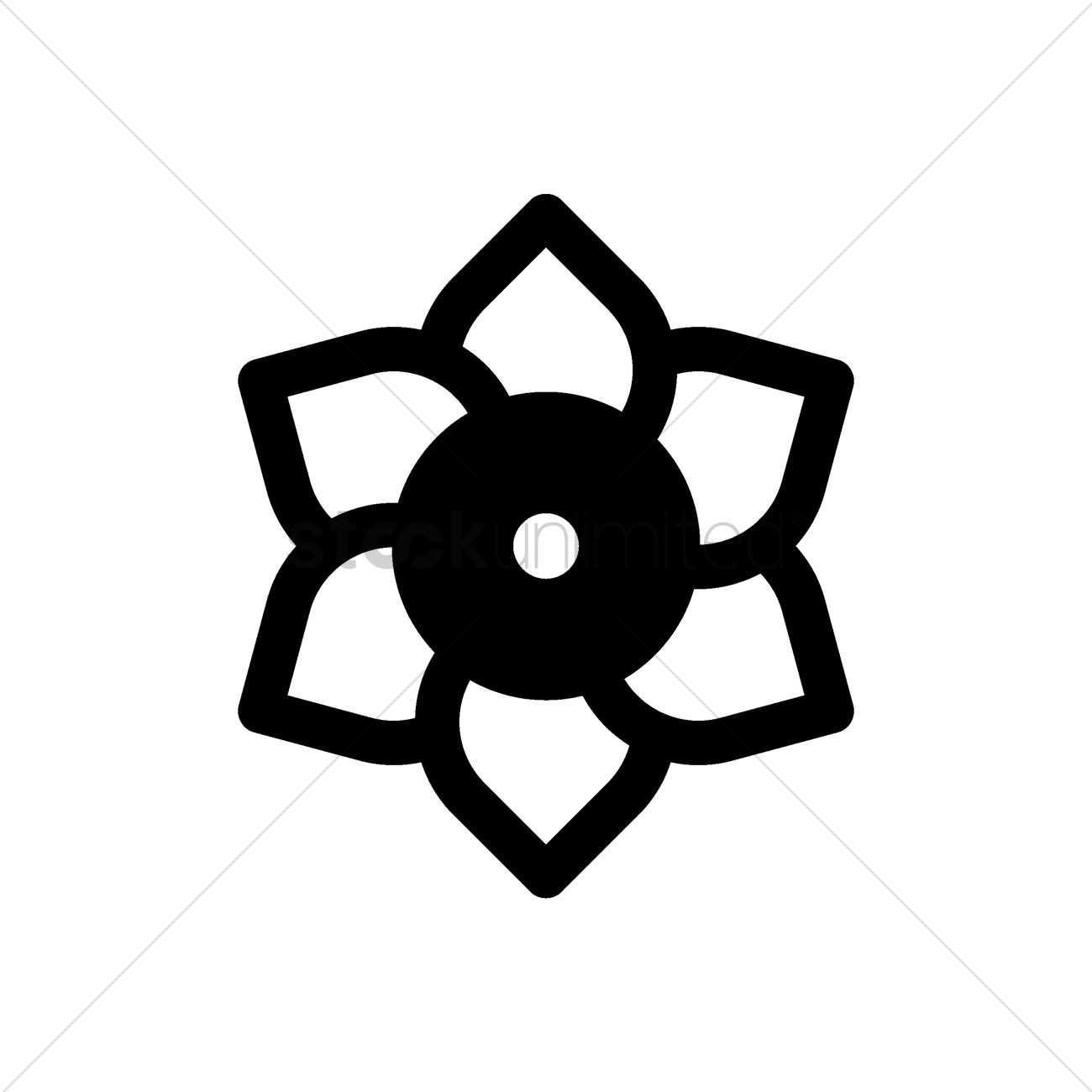 1300x1300 Chinese Lotus Flower Icon Vector Image