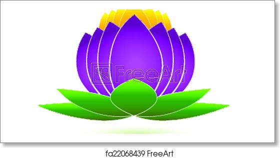 560x316 Free Art Print Of Lotus Flower Icon Logo Vector Lotus Flower Icon