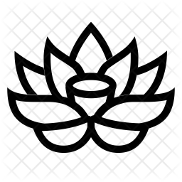 256x256 Lotus Icon Of Line Style