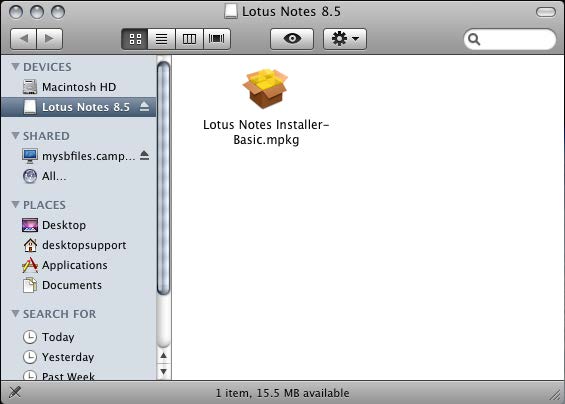 ibm notes mac download
