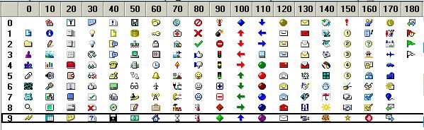 598x184 Column Icons In Den Lotus Notes Versionen