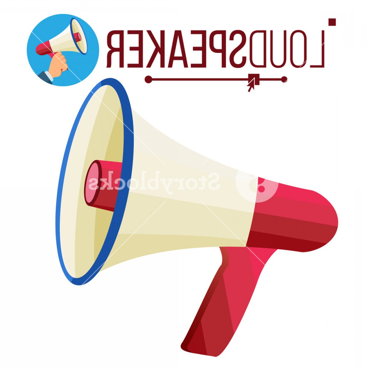 Loudspeaker Icon Vector Megaphone Bullhorn Symbol Promotion Banner 1200x1200 Loudspeaker Icon Vector Megaphone Bullhorn Symbol Promotion Banner