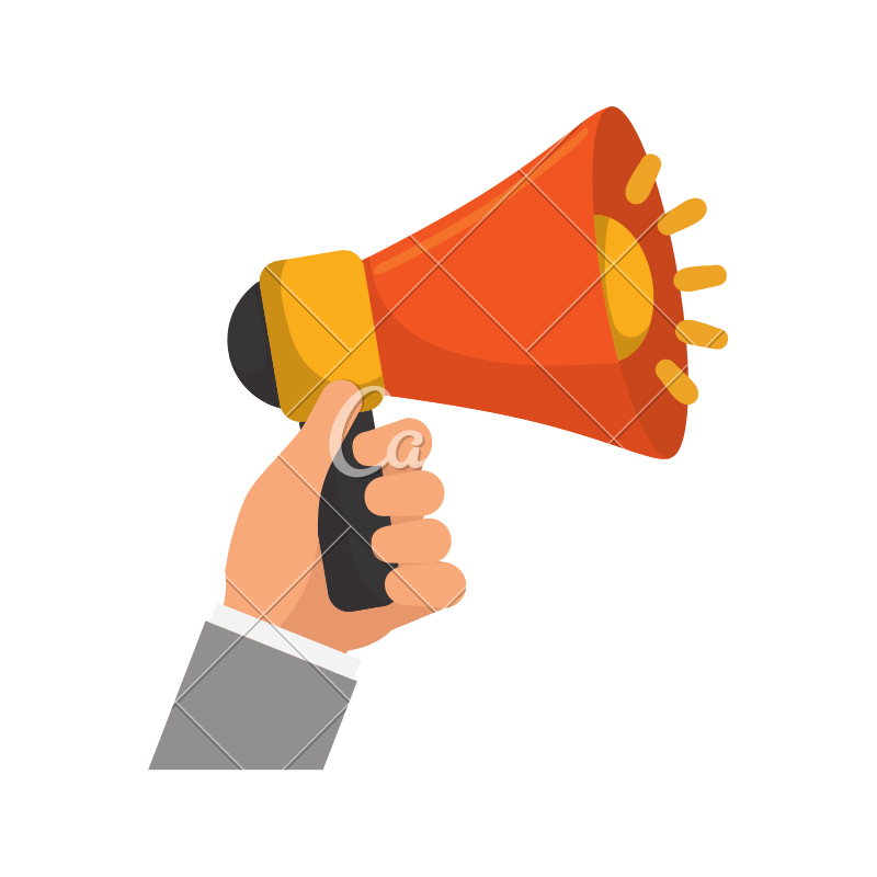 Hand And Loudspeaker Icon 800x800 Hand And Loudspeaker Icon