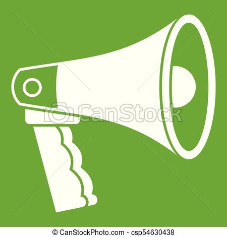 Loudspeaker Icon Green Loudspeaker Icon White Isolated On Green 450x470 Loudspeaker Icon Green Loudspeaker Icon White Isolated On Green