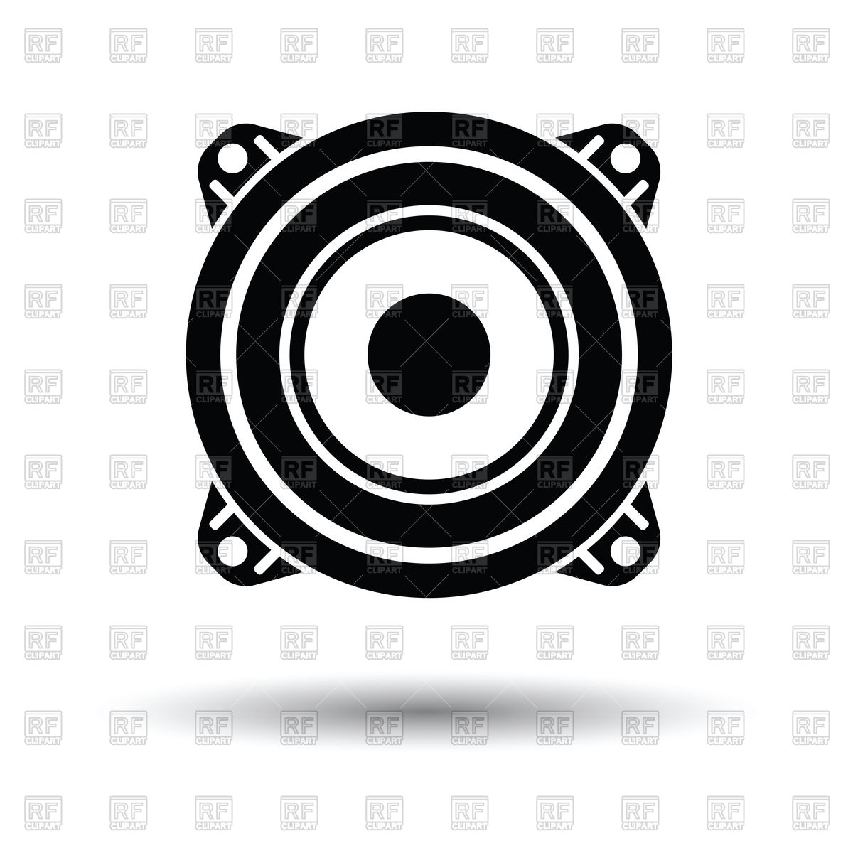 Loudspeaker Icon On White Background Vector Image Of Music 1200x1200 Loudspeaker Icon On White Background Vector Image Of Music