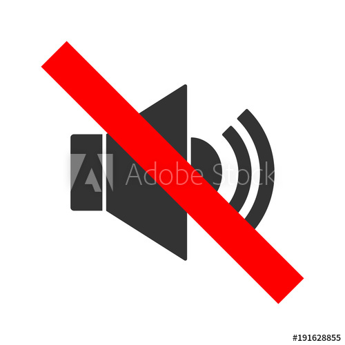 No Sound Crossed Out Sign Loudspeaker Icon Keep Quiet Symbol 500x500 No Sound Crossed Out Sign Loudspeaker Icon Keep Quiet Symbol