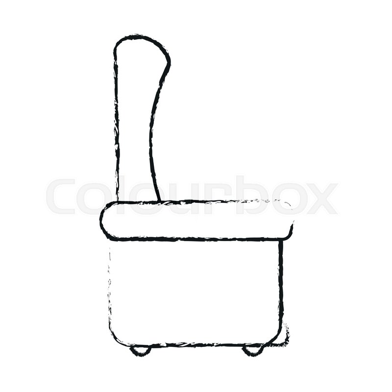 800x800 Lounge Chair Sideview Icon Image Stock Vector Colourbox