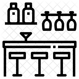 256x256 Lounge Icon Of Line Style