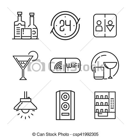 450x470 Bar And Lounge Icon Set