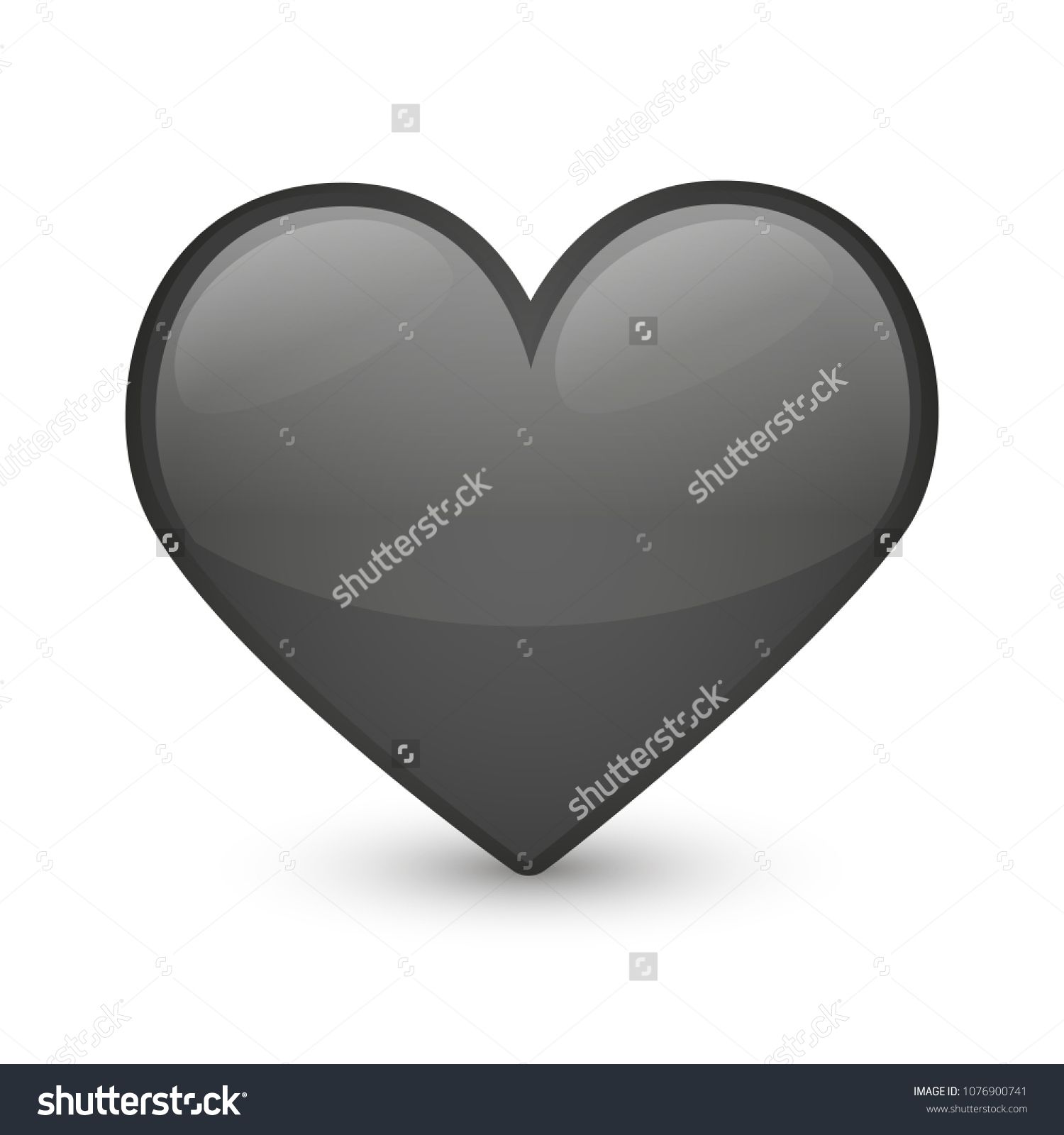 1500x1600 Heart Love Emoji Icon Object Symbol Gradient Vector Art Design