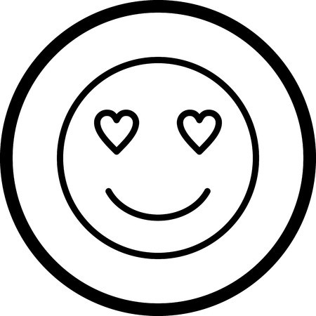 450x450 Vector Love Emoji Icon Royalty Free Vector Graphics