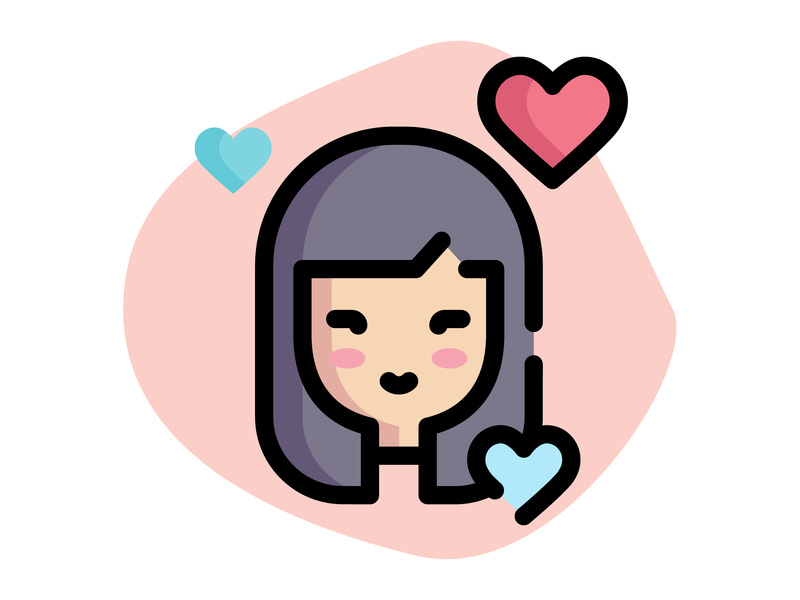 800x600 Girl In Love Icon