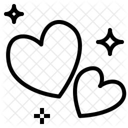 256x256 Love Icon Of Line Style