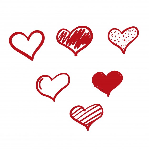 626x626 Doodle Love Icon Vector Free Download