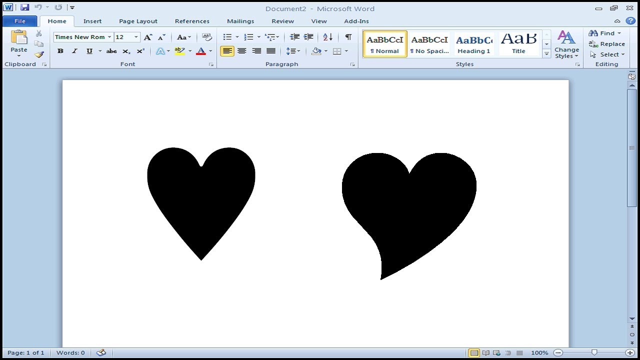 1280x720 How To Type Heart Symbol In Microsoft Word