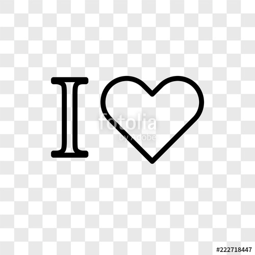 500x500 Love Icons Isolated On Transparent Background Modern And Editable