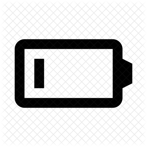 512x512 Low Battery Icon Of Line Style