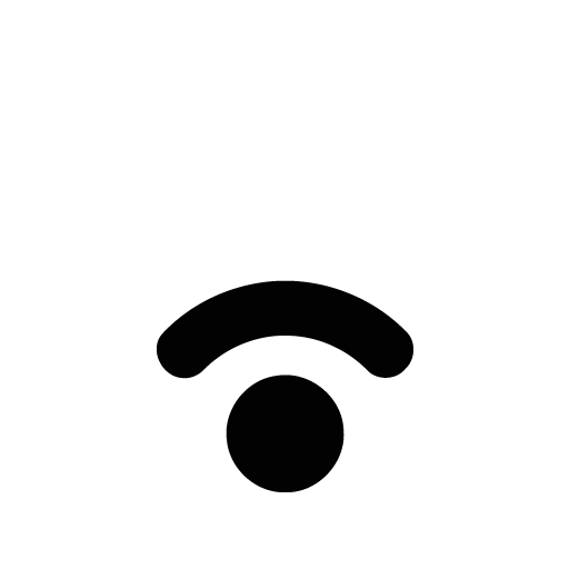 512x512 Wifi Signal Low Icon