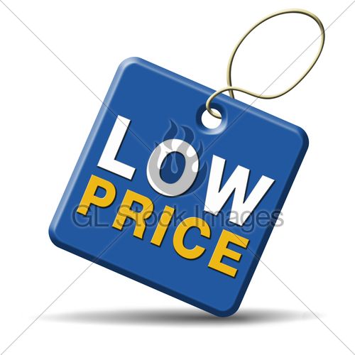 500x500 Low Price Icon Gl Stock Images