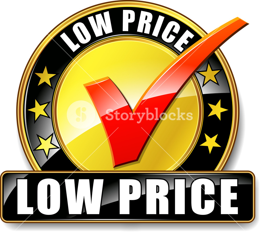 1000x895 Illustration Of Low Price Icon On White Background Royalty Free
