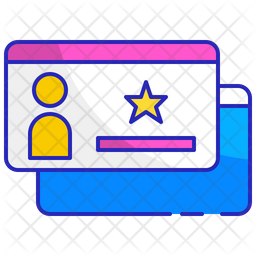 Loyalty Card Icon Of Colored Outline Style 256x256 Loyalty Card Icon Of Colored Outline Style
