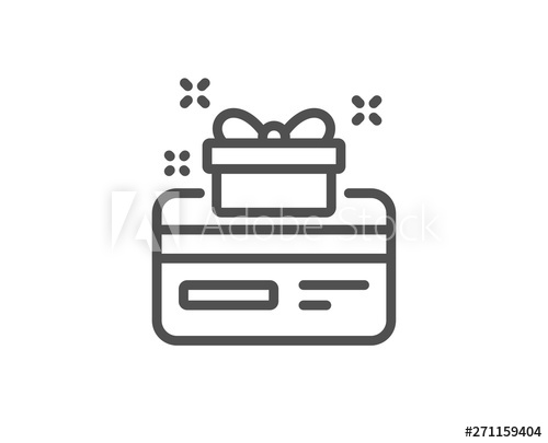 Loyalty Card Line Icon Bonus Points Discount Program Symbol 500x405 Loyalty Card Line Icon Bonus Points Discount Program Symbol