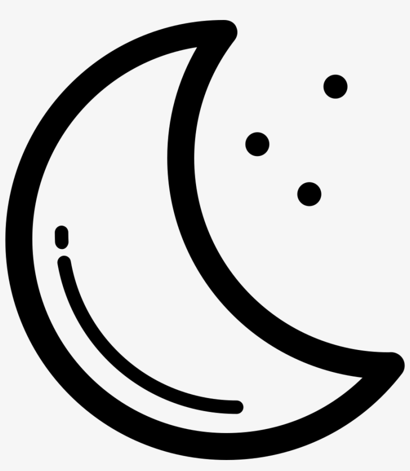 Crescent Moon Outline 820x942 Crescent Moon Outline