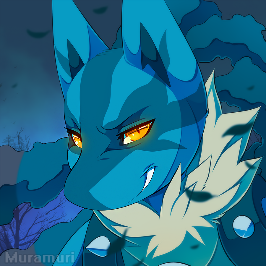 900x900 Lucky Cat Art Mega Lucario Is So Cool! I Am Happy I Got To Draw