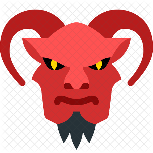 512x512 Lucifer Icon Of Flat Style