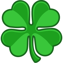 256x256 Shamrock Lucky Icon St Patricks Day Iconset