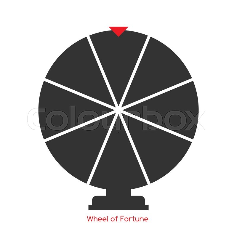 800x800 Wheel Of Fortune, Lucky Icon Vector Stock Vector Colourbox