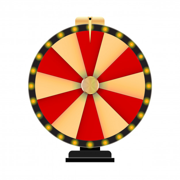 626x626 Wheel Of Fortune, Lucky Icon With Place For Text Vector Premium