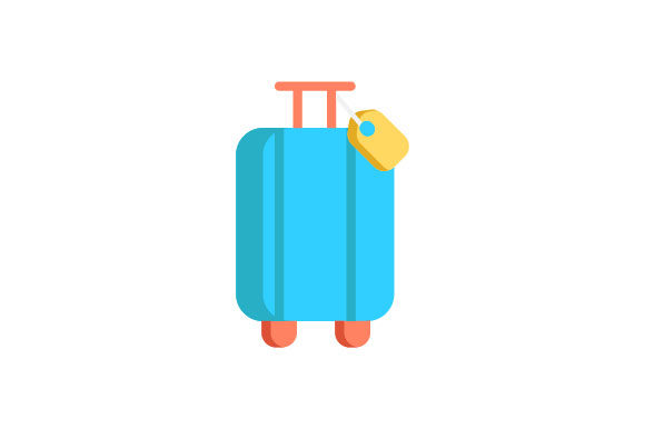 580x386 Luggage Icon Graphic