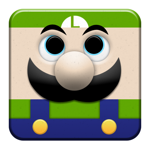 512x512 Luigi Block Icon