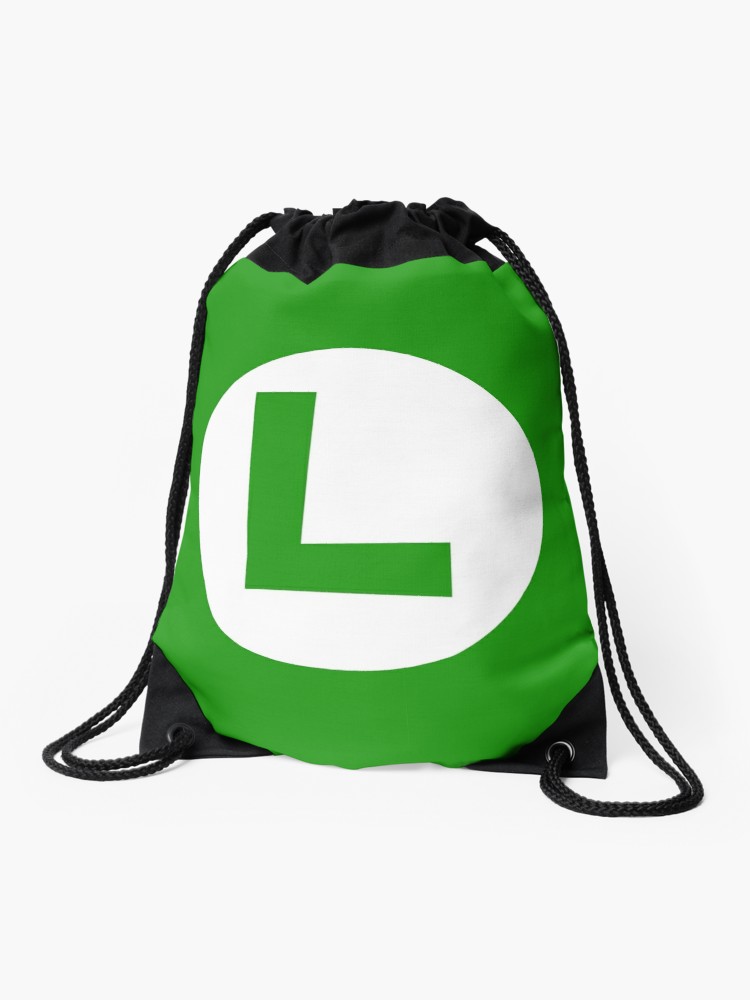 750x1000 Super Mario Luigi Icon Drawstring Bag