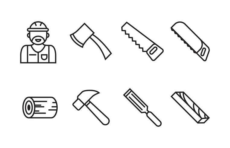 762x490 Lumberjack Icon Pack Vector