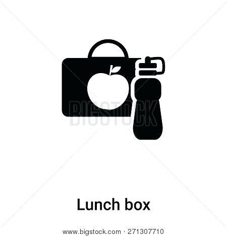 450x470 Lunch Box Icon In Trendy Design Style Isolated On White Background