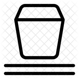 256x256 Lunch Box Icon Of Line Style