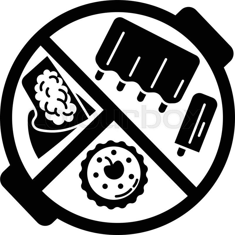 800x800 Divided Lunch Box Icon Simple Stock Vector Colourbox