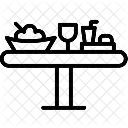 256x256 Lunch Icon Of Line Style