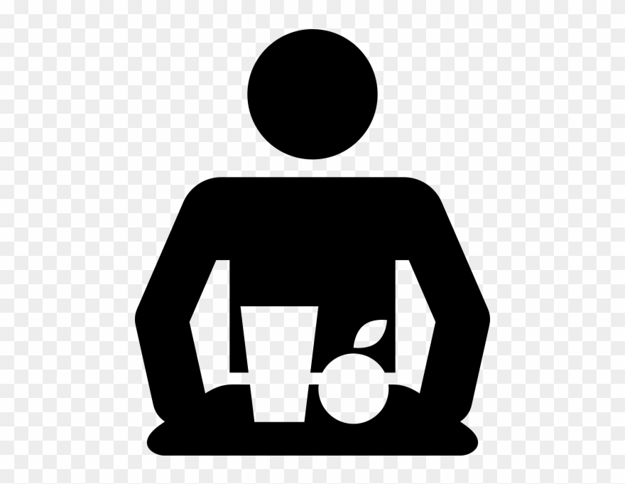 880x681 Icon Image Of A Person Holding A Lunch Tray
