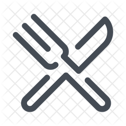 256x256 Lunch Icon Of Colored Outline Style