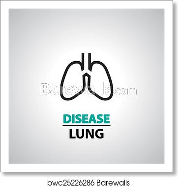 362x382 Lung Icon And Symbol, Art Print Barewalls Posters Prints
