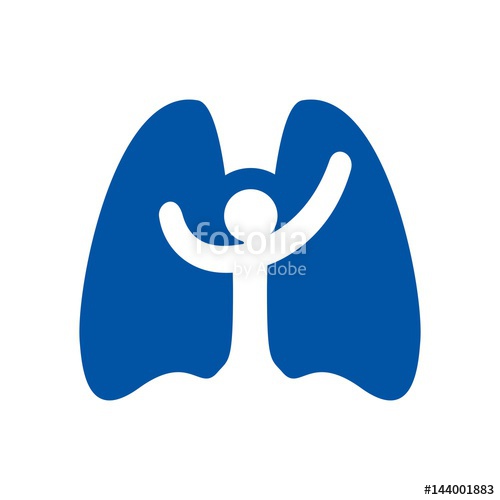 500x500 Lung Logo Vector Healthy Lung Icon Healthy Person Symbol Stock