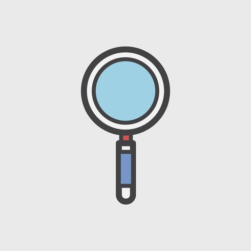 490x490 Illustration Of Magnifying Glass Icon