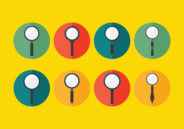 700x490 Lupa Icon Set Free Vector